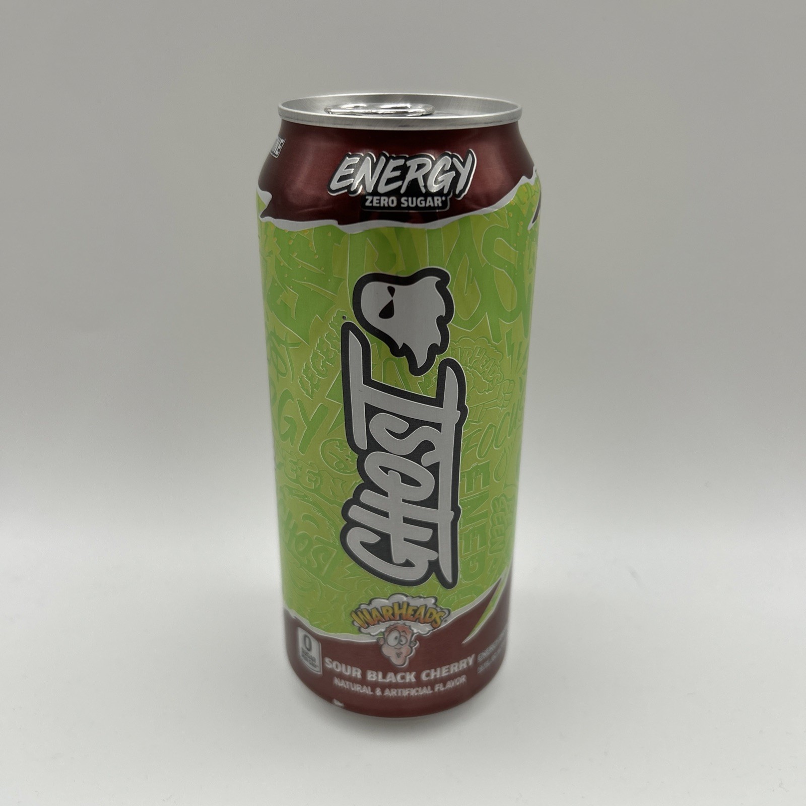 Ghost Energy Drink Sour Black Cherry Zero Sugar 16 Fl Oz Can Limited Exp 05/2026 Ghost Energy Drink Sour Black Cherry Zero Sugar 16 Fl Oz Can Limited Exp 05/2026
