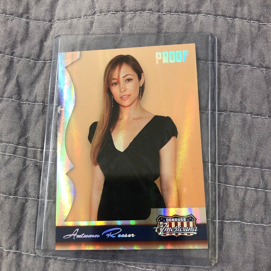 2007 Donruss Americana Autumn Reeser Silver Proof The OC Entourage 186/250 Card