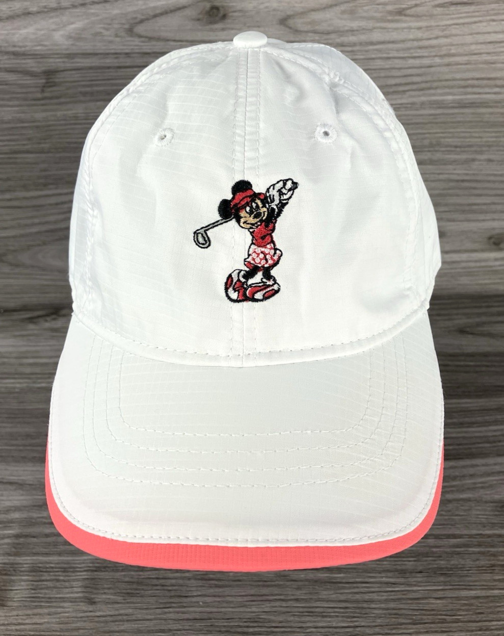 VTG Kate Lord Minnie Mouse Disney Arnold Palmer Golf Management Cap Hat UPF 50