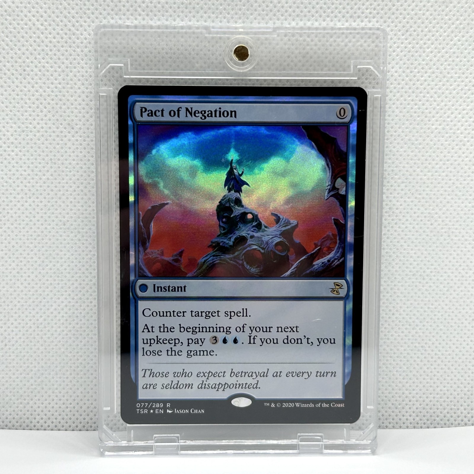 Pact of Negation Time Spiral Remastered Rare Foil 077 IN MAG CASE