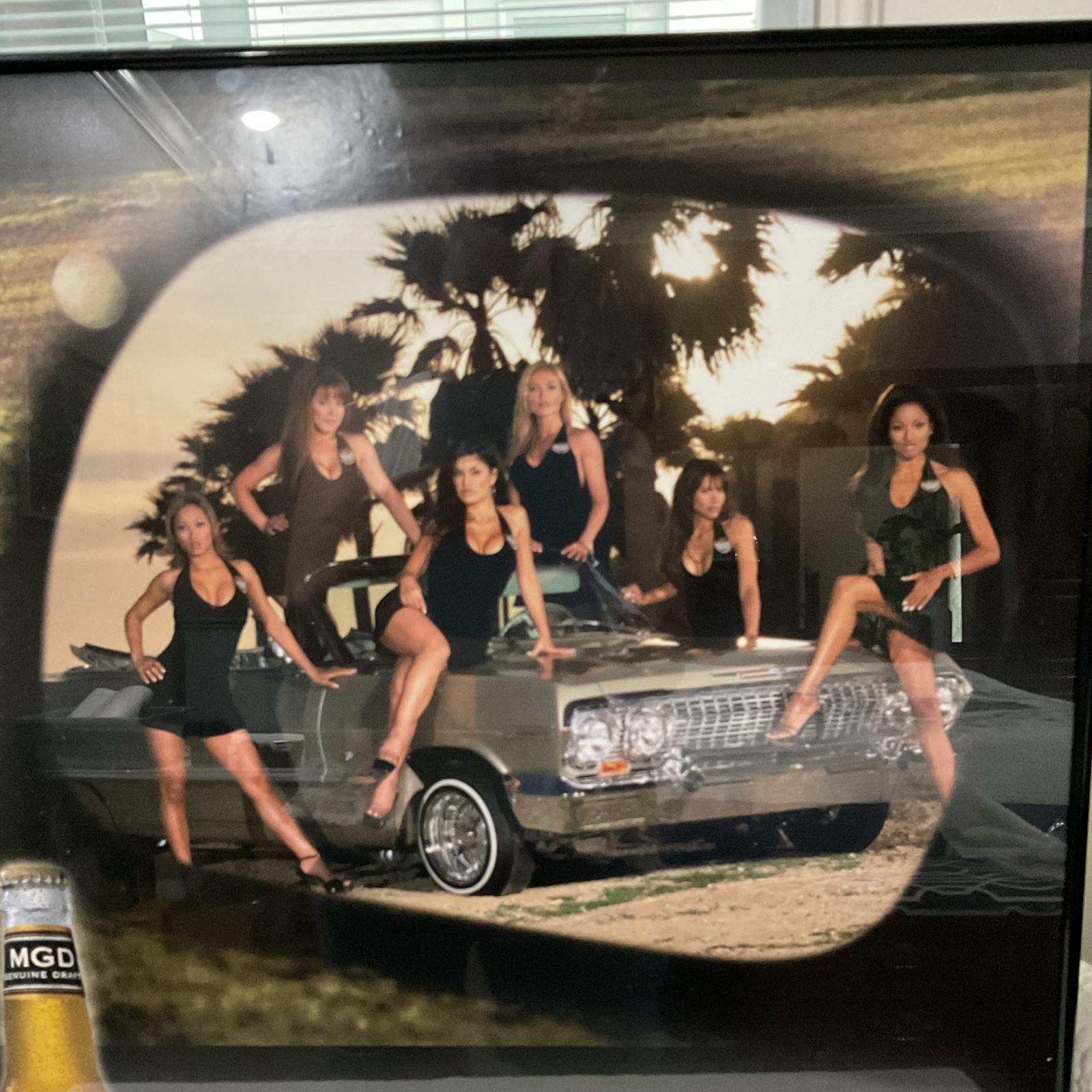 Miller Genuine Draft MGD Framed Breweriana Poster - Genuine Opportunity