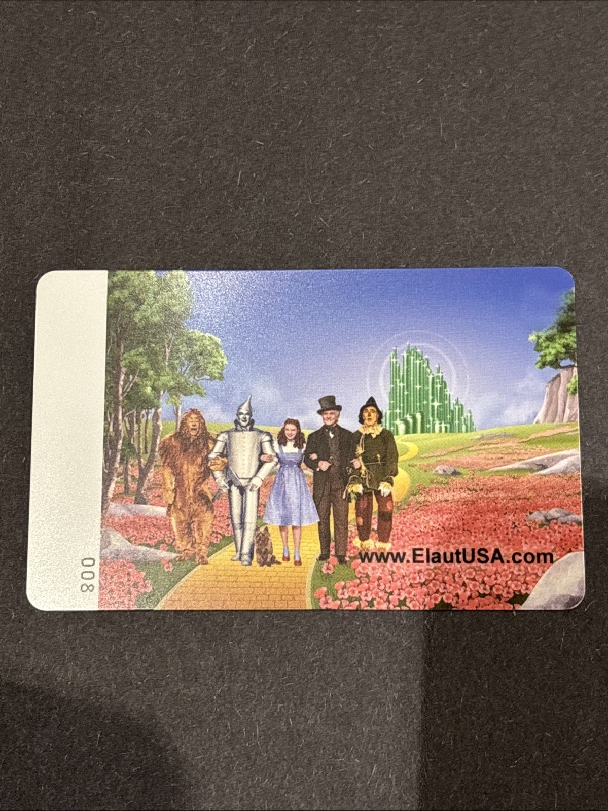 Wizard Of Oz “Group” Elaut Coin  Arcade Game Trading Card No Barcode **RARE**