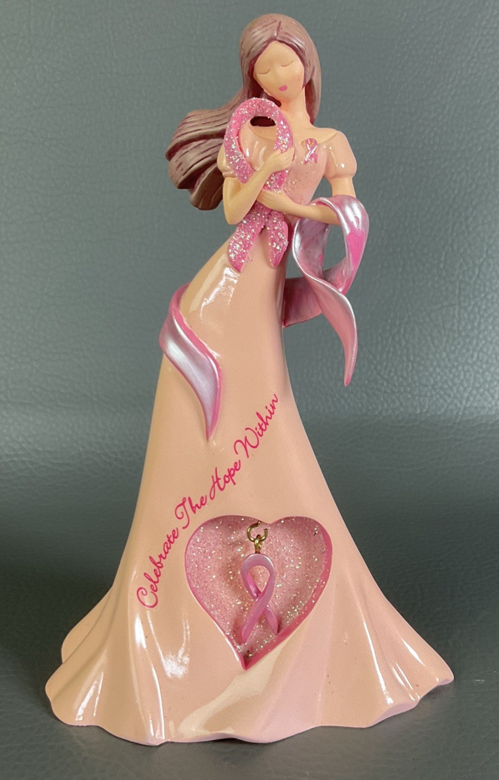 Hamilton Collection Celebrate The Hope Within Breast Cancer Awareness Figurine