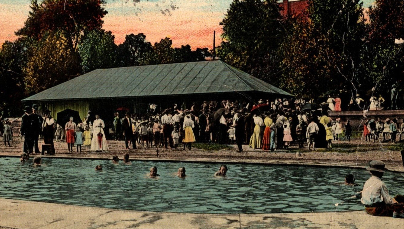 Vintage Postcard 1911 Public Play Ground Portsmouth Ohio