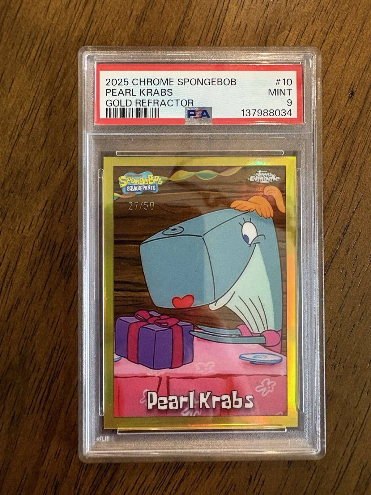 2025 Topps Chrome Spongebob Squarepants \