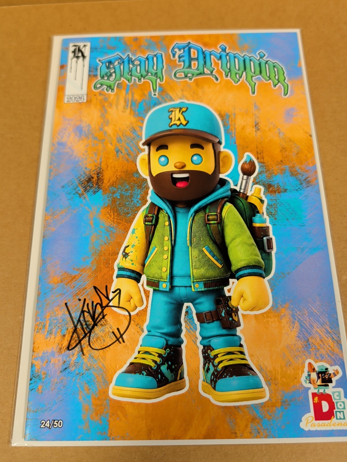 Kickstradomis SIGNED Stay Drippin’ ART BOOK Exclusive LTD 50 24/50 NEW 