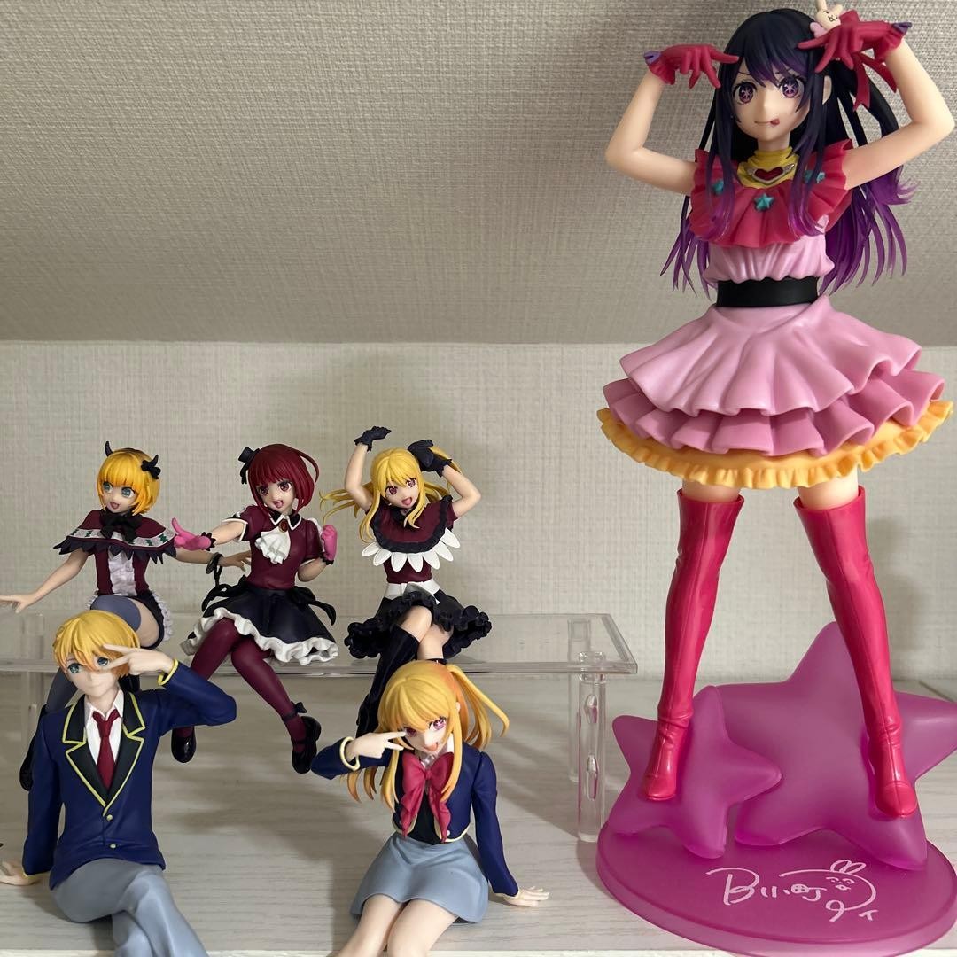 Oshi no Ko Figure Set of 6 Authentic Collectible Anime Figures Japan