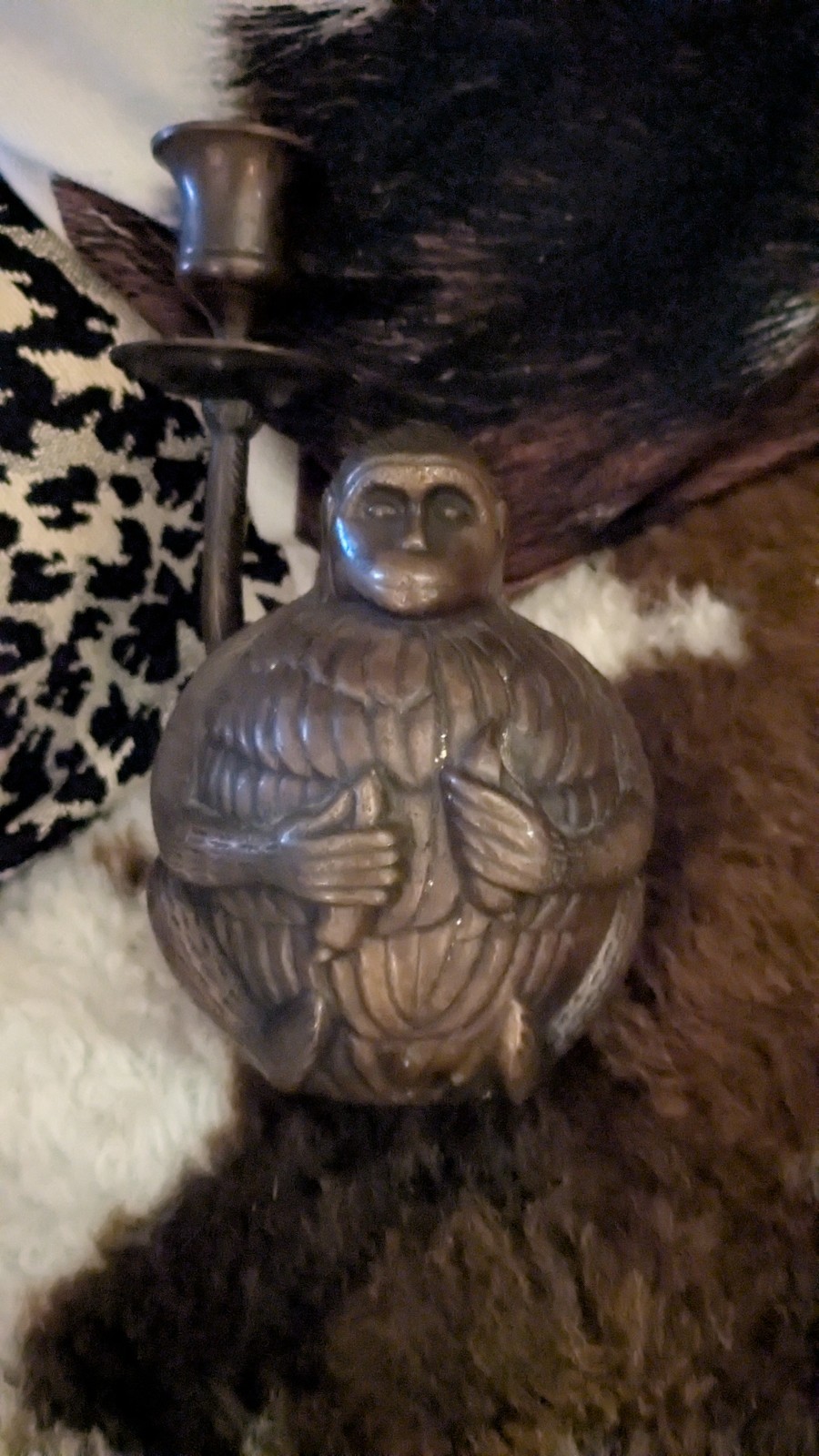 Antique Heavy Patina Bronze 7