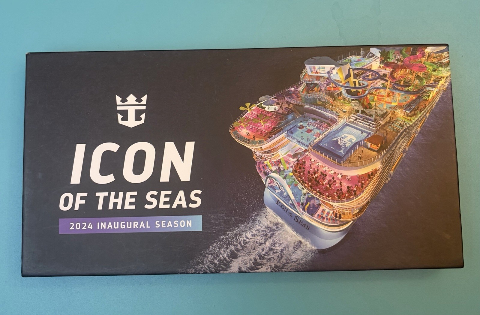 Royal Caribbean Icon of the Seas 2024 Inaugural Season Pin Set Display Box LNIB