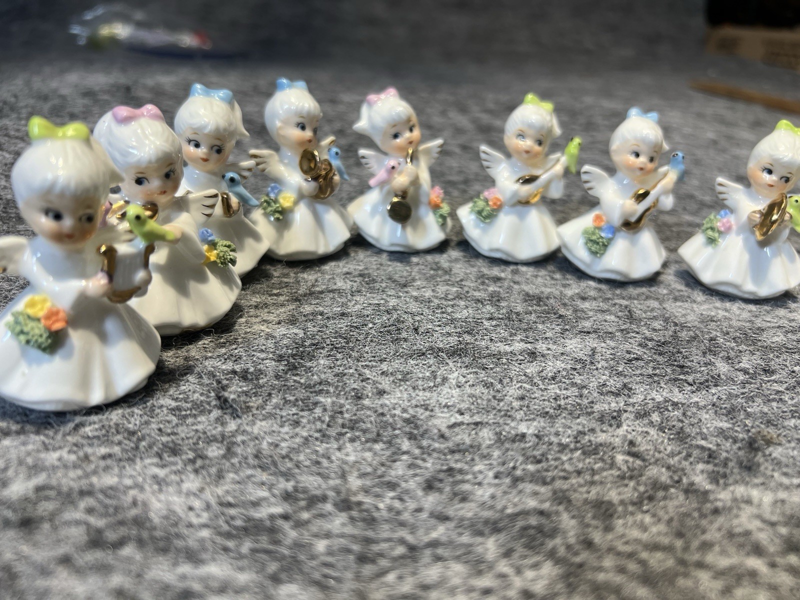 Vintage Napcoware Angel with Bird China 2