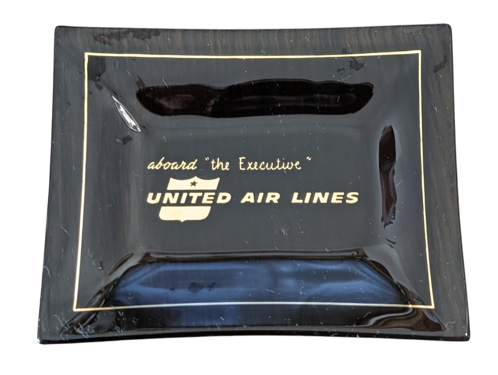 Vtg 1960s MCM United Air Lines \