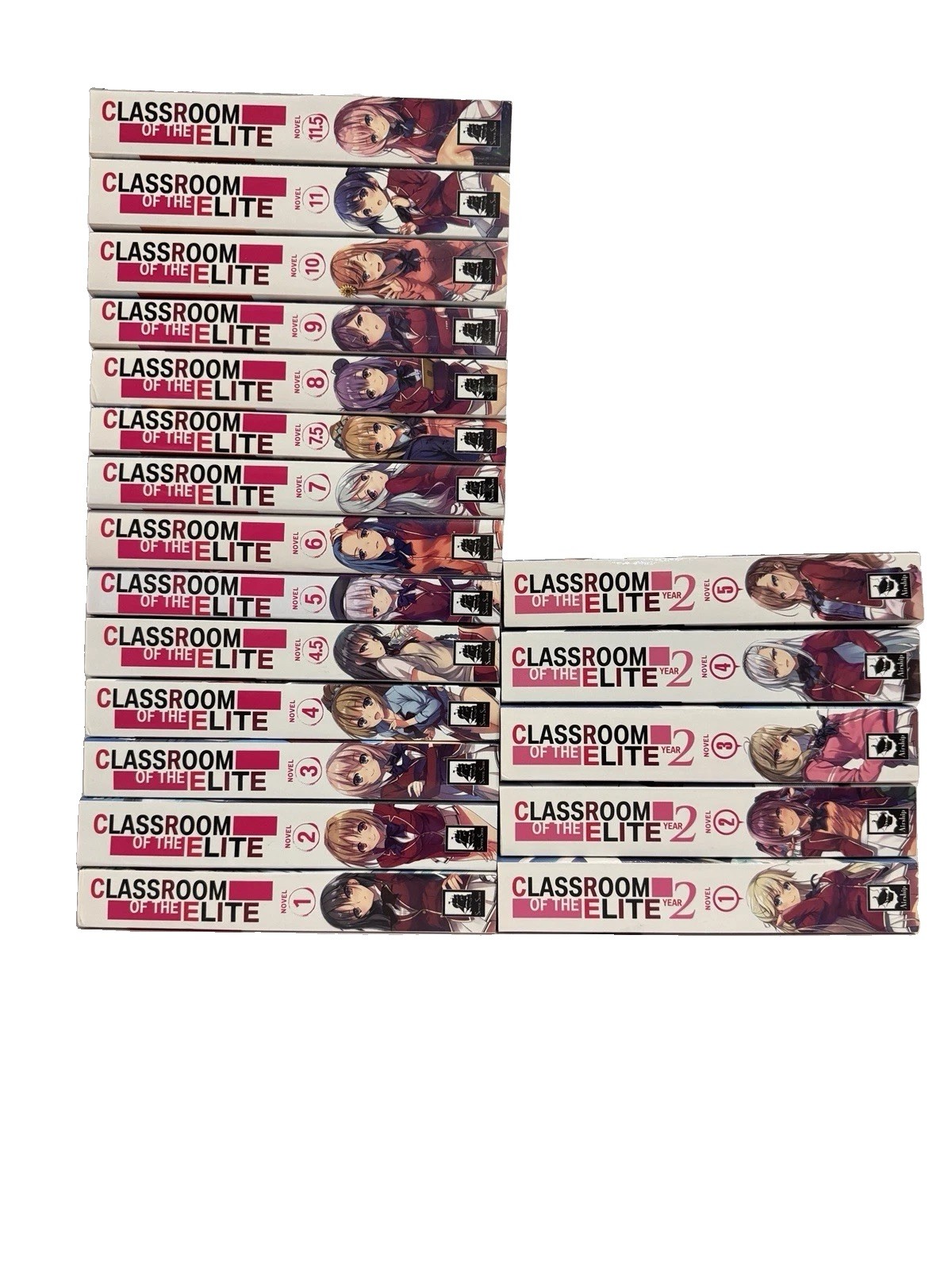 Classroom of the Elite Light Novel English Vol 1-11.5 Complete + year 2 vol 1-5