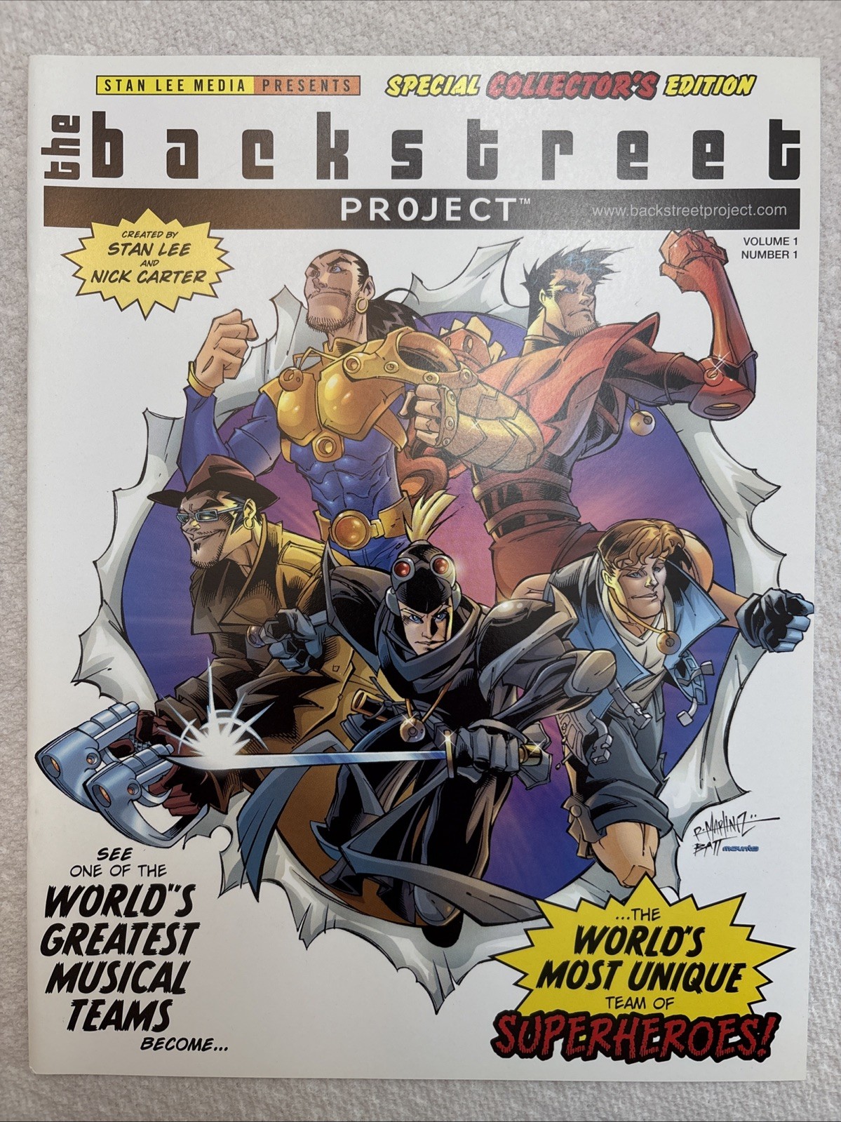 The Backstreet Project Comic #1 Special Collectors Edition 