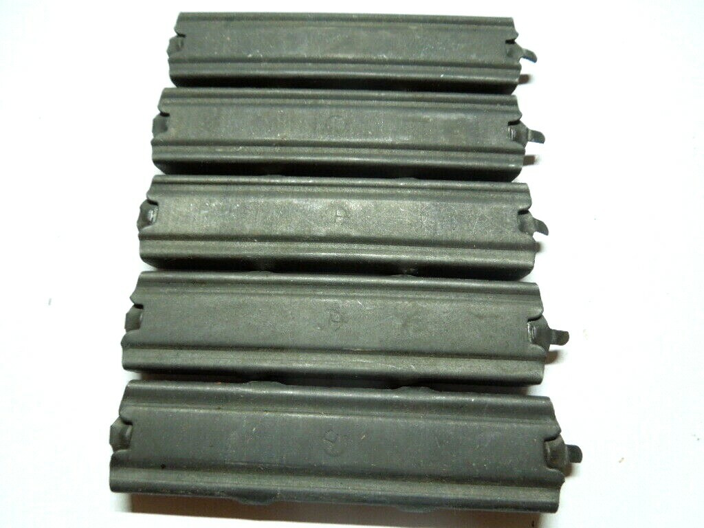 5 Original WW2 USGI Springfield M1903A3 5 Round Stripper Clips MINT CONDITION 