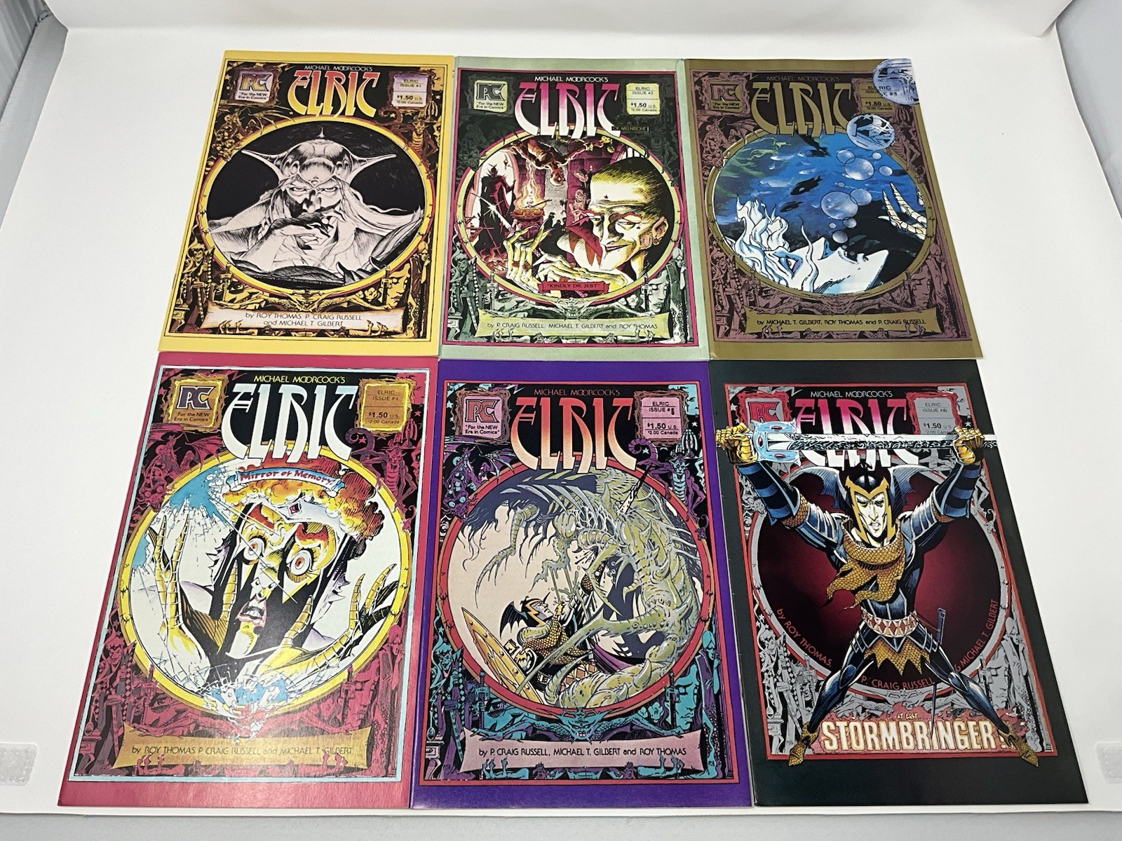 ELRIC 1-6 PACIFIC COMIC SET COMPLETE 1983 NM HIGH GRADE UNREAD