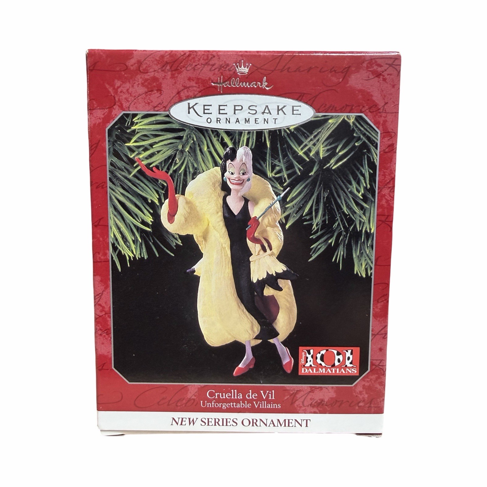 1998 Hallmark Cruella de Vil Ornament - Disney's Unforgettable Villains - #1