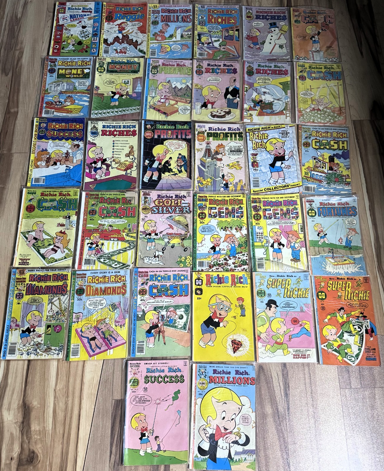 Richie Rich, Uncle Scrooge and Sad Sack Comics