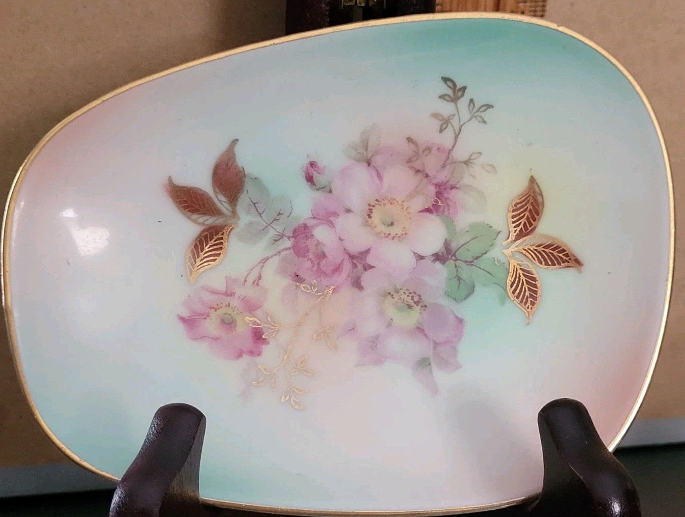 Vintage Schumann Arzberg Handpainted Trinket Dish Made In Germany