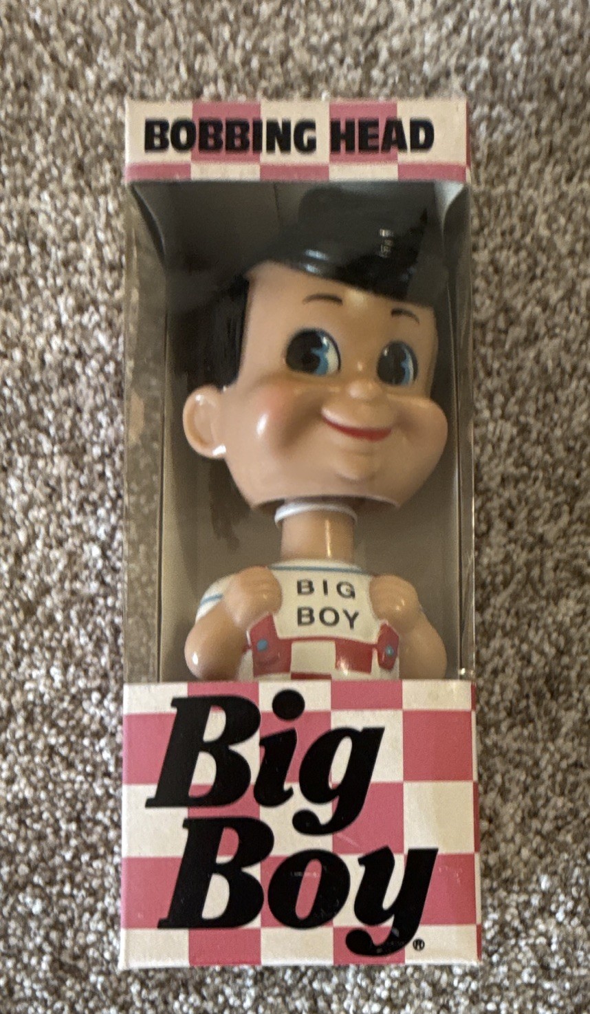 Vintage 1998 Funko Big Boy Bobblehead Bobbing Head Original Box Vintage 1998 Funko Big Boy Bobblehead Bobbing Head Original Box