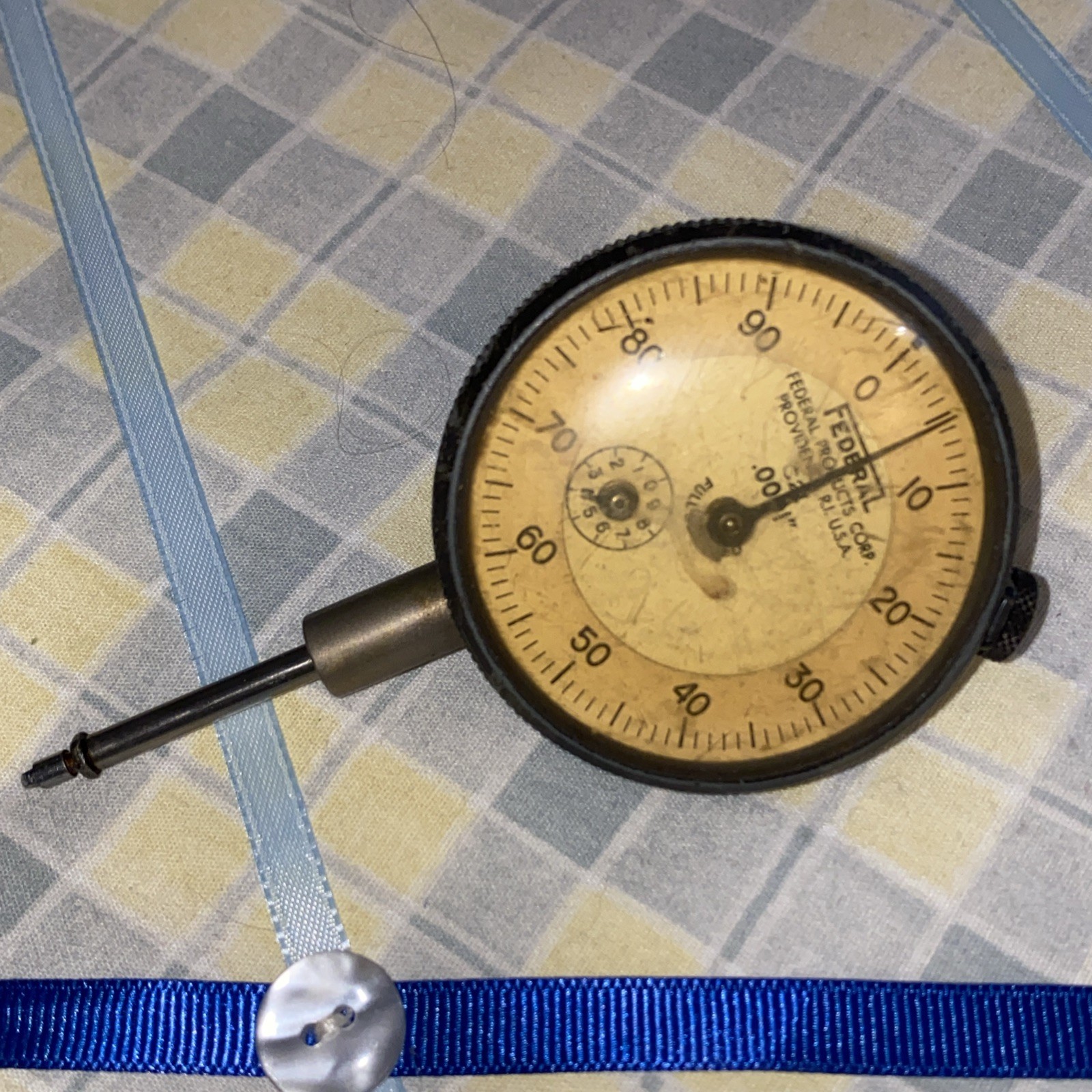 Rare FEDERAL Dial Indicator Pre “Miracle Movement” No. C21 .0001
