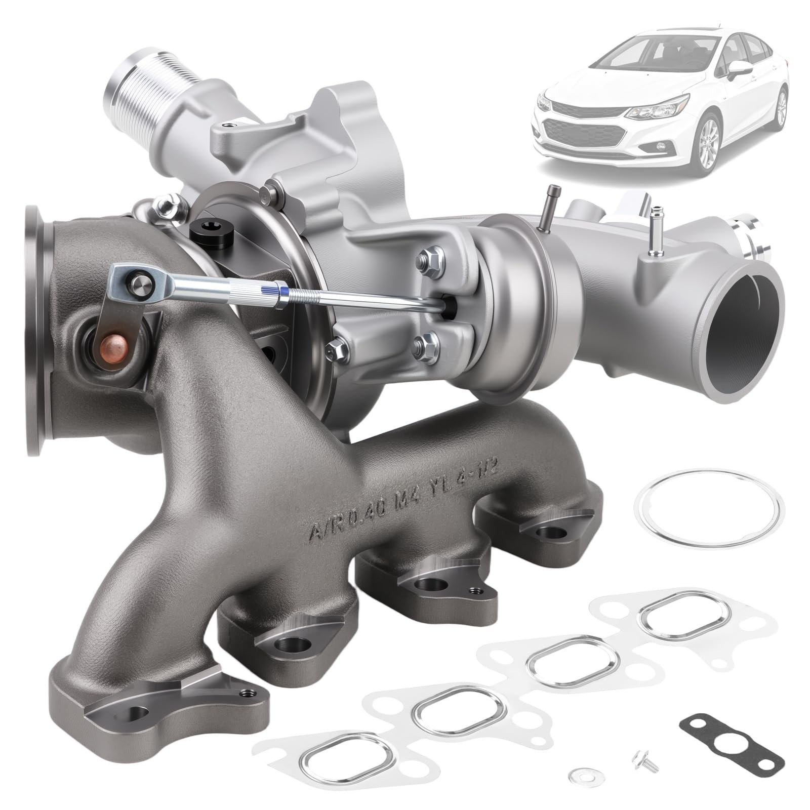 55565353 1.4L Turbocharger with Gaskets Repair kits Compatible with 2011-2015...