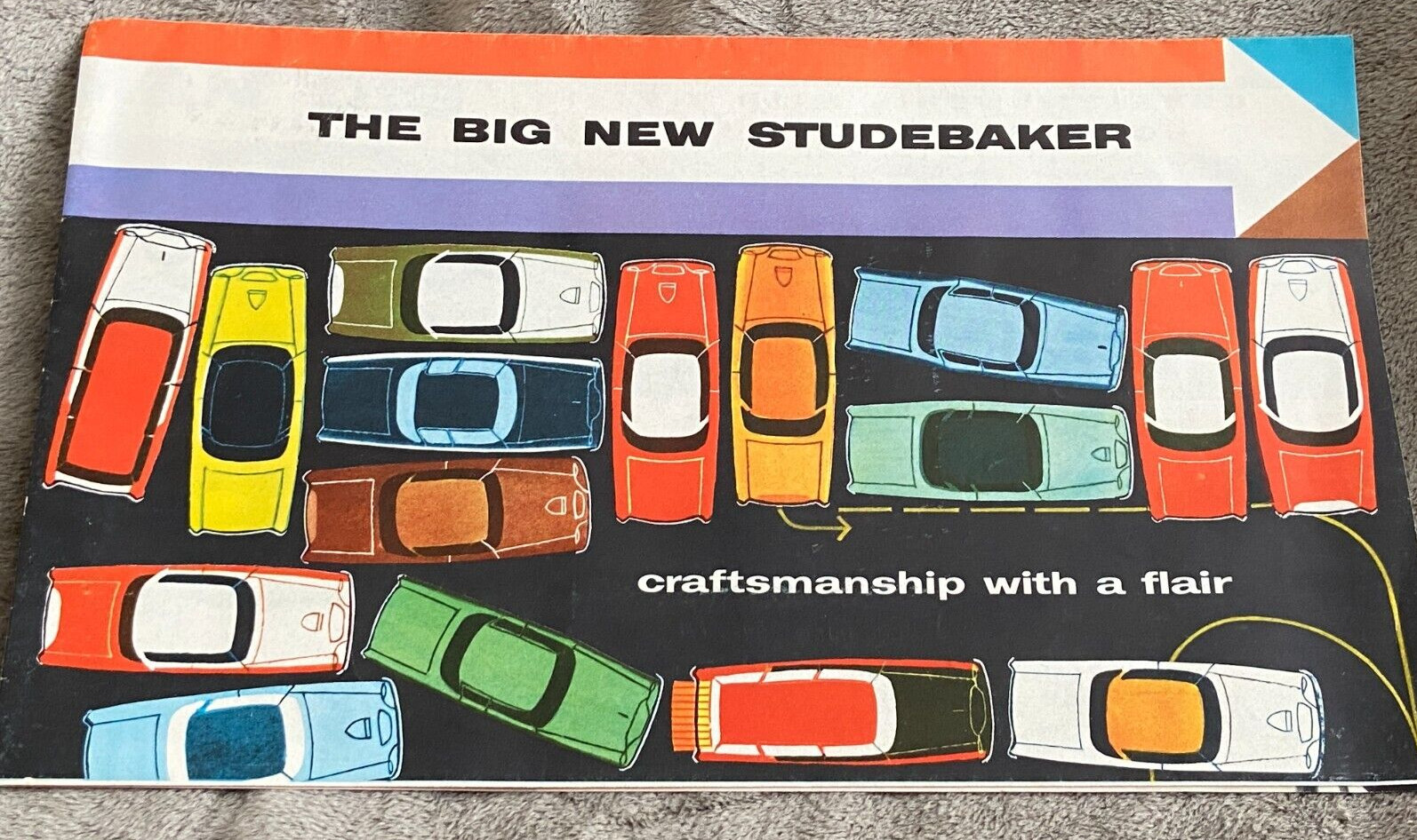 Vintage 1956 Big New Studebaker ~ Craftsmanship with a Flair ~ Sales Leaflet