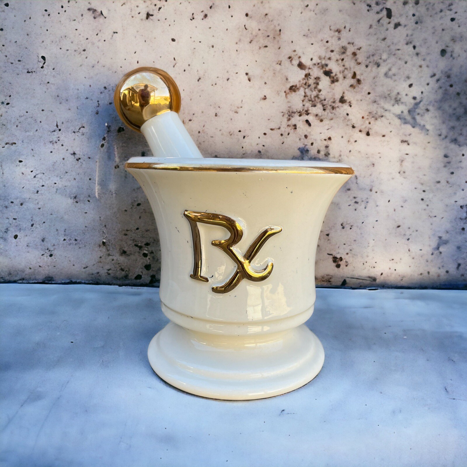LARGE Ceramic Rx Mortar and Pestle by Blair LARGE Ceramic Rx Mortar and Pestle by Blair