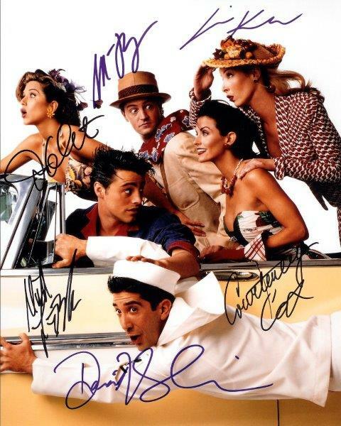 REPRINT - FRIENDS Cast RP PRINTED SIGNATURE / AUTOGRAPH REPRINT 8x10 Photo
