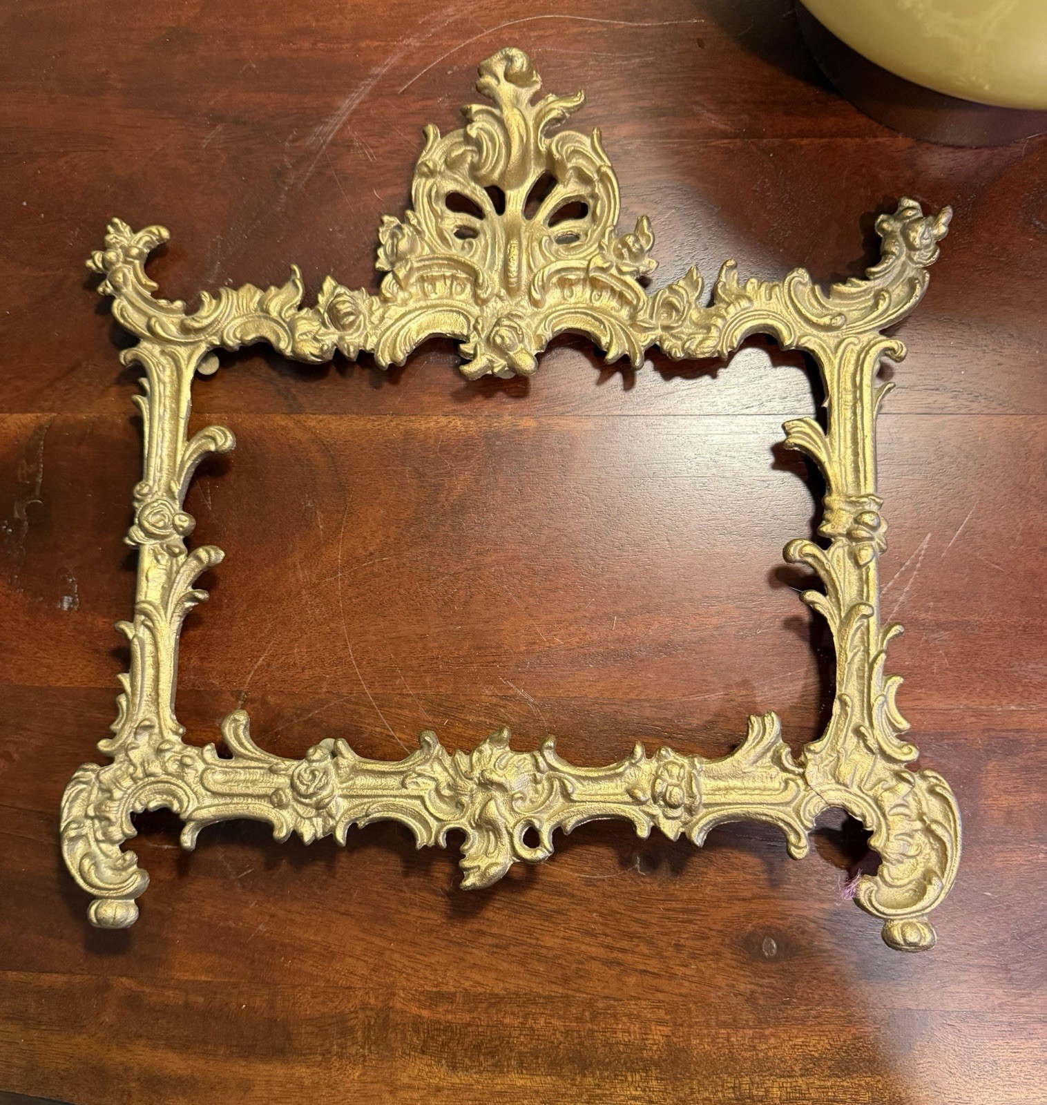 Vintage Robert Emig 1226 Small Ornate Gold Cast Metal Frame 8x10 Rococo