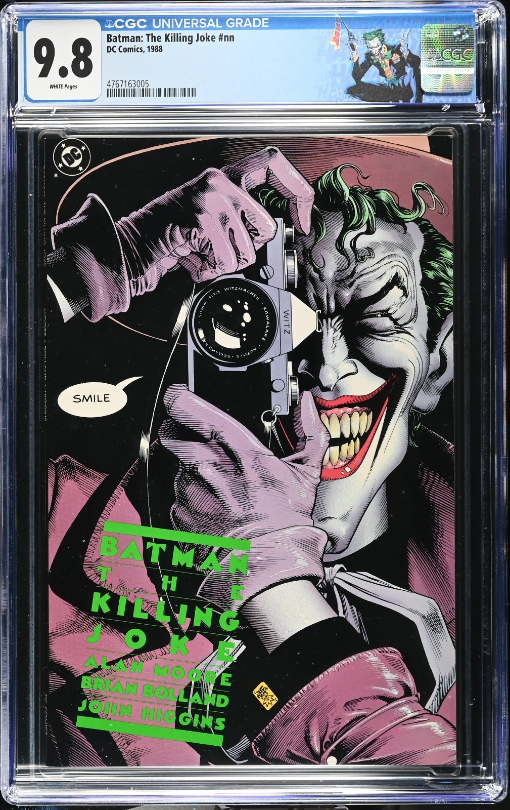 Batman: The Killing Joke #nn - CGC 9.8 WP - Custom Label - Classic Alan Moore