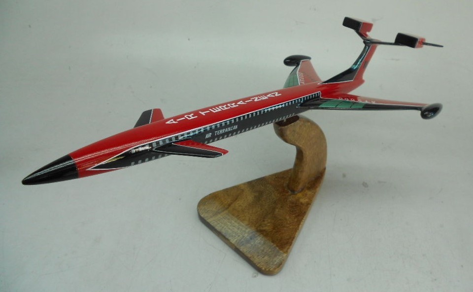Thunderbird Fireflash Spacecraft Mahogany Kiln Dry Wood Model Small New