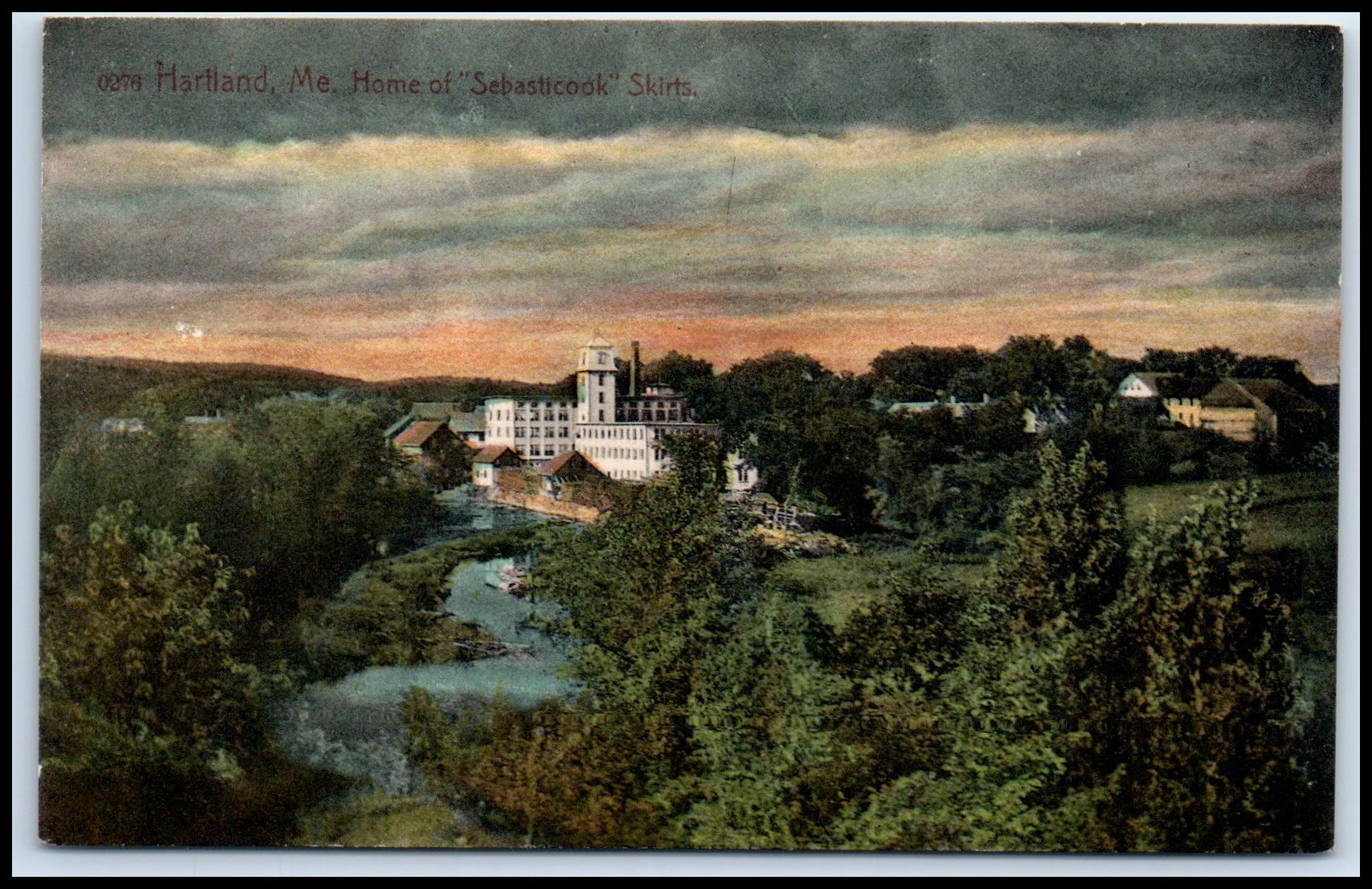 Postcard Hartland, Me. Home Of 