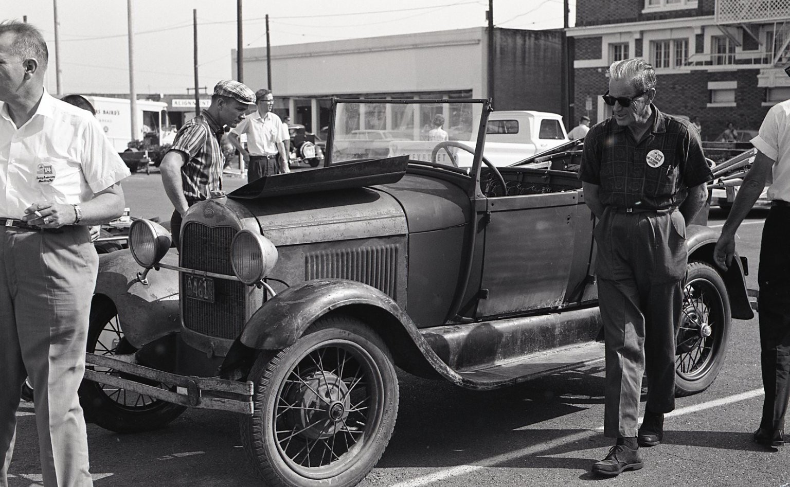 sl47 Negative 1960's Waco Texas Antique Car Show Model A Roadster 325a sl47 Negative 1960's Waco Texas Antique Car Show Model A Roadster 325a