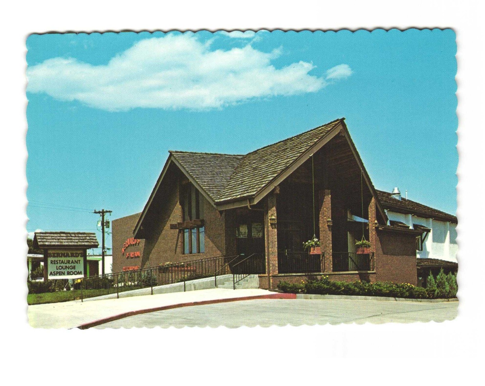 Bernards of Arvada - the Family Restaurant Arvada CO vintage postcard Unposted