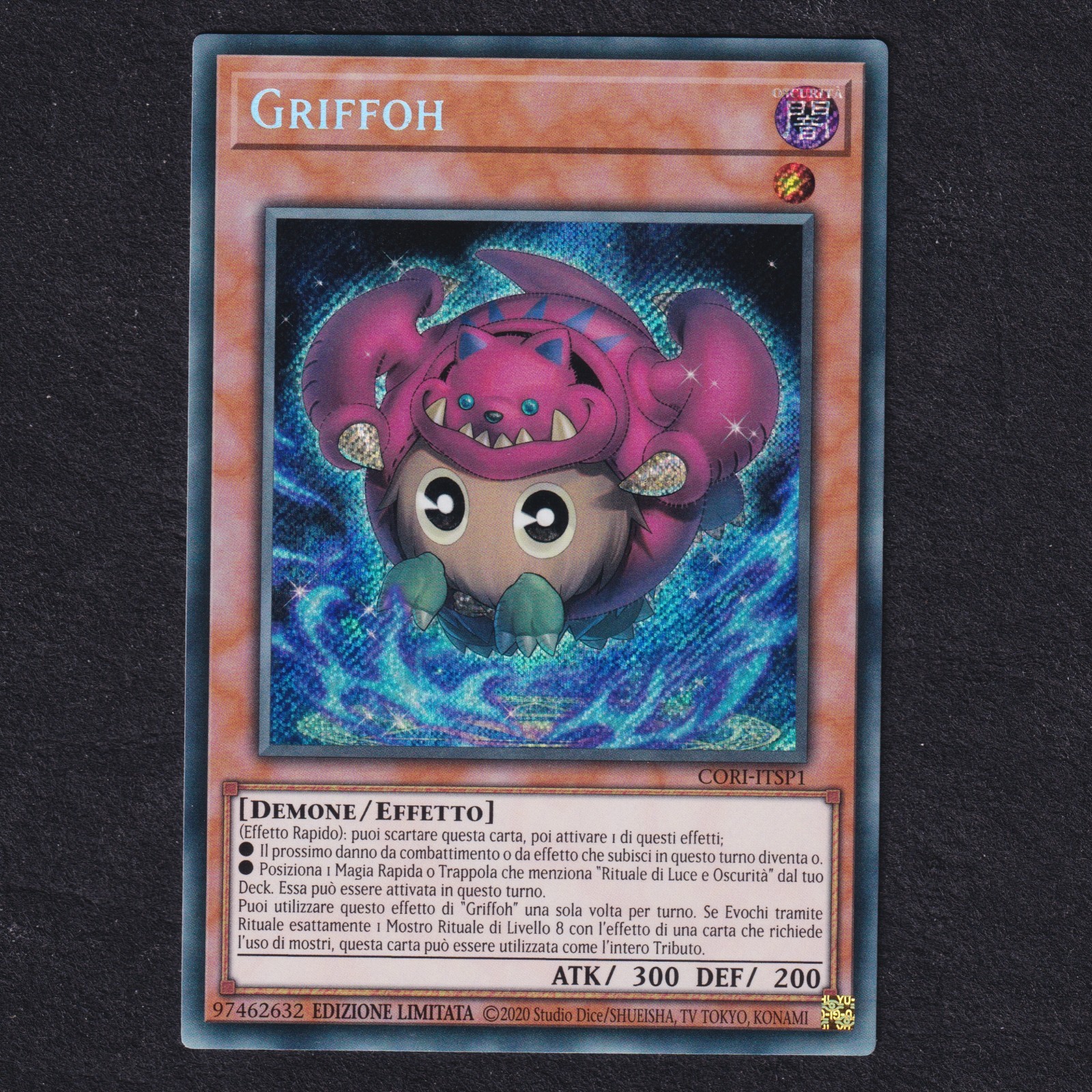 GRIFFOH CORI-ITSP1 Secret Rare Holo Chaos Origins Yu-Gi-Oh Italian Near Mint NM