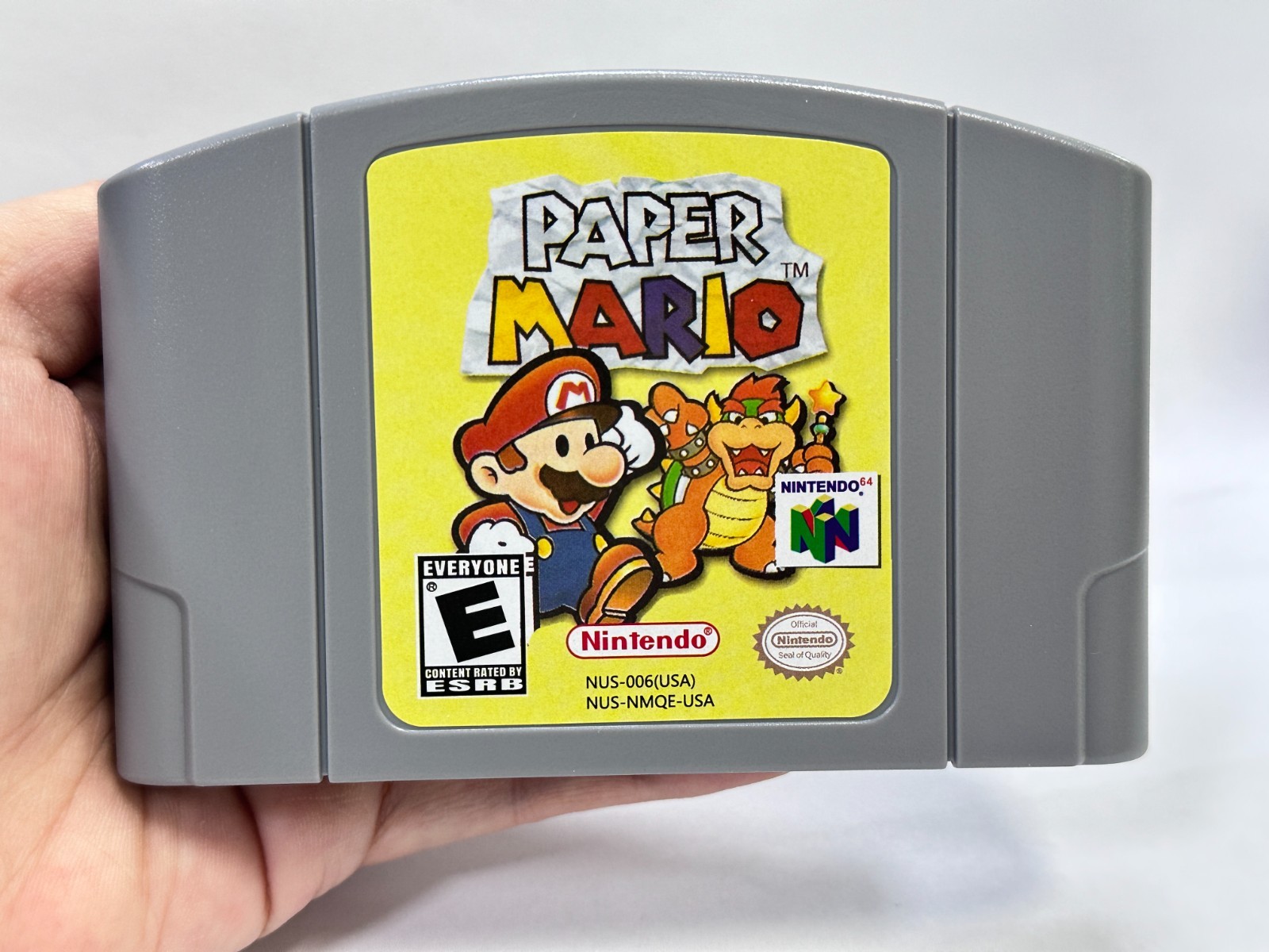 N64 Video Games Paper Marió US Version