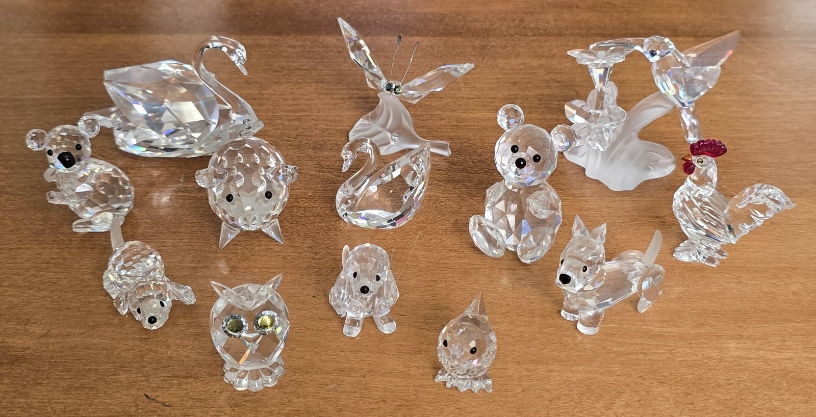 13 EXCEPTIONAL VINTAGE SWAROVSKI CRYSTAL FIGURINE LOT, MINTY COND, MANY RETIRED 13 EXCEPTIONAL VINTAGE SWAROVSKI CRYSTAL FIGURINE LOT, MINTY COND, MANY RETIRED