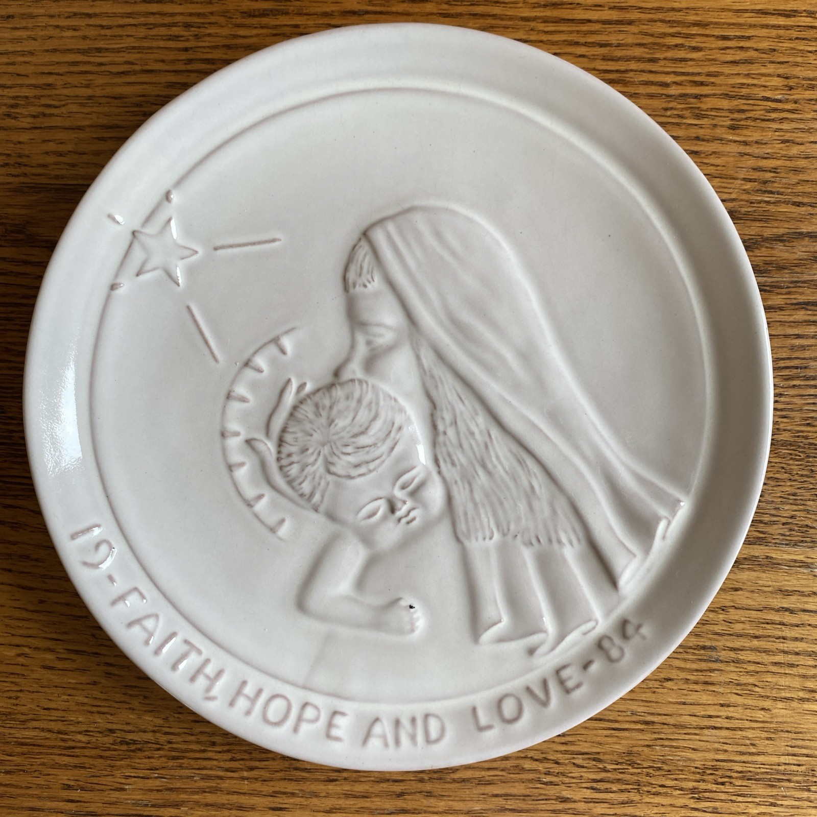 1984 FRANKOMA Christmas Plate 