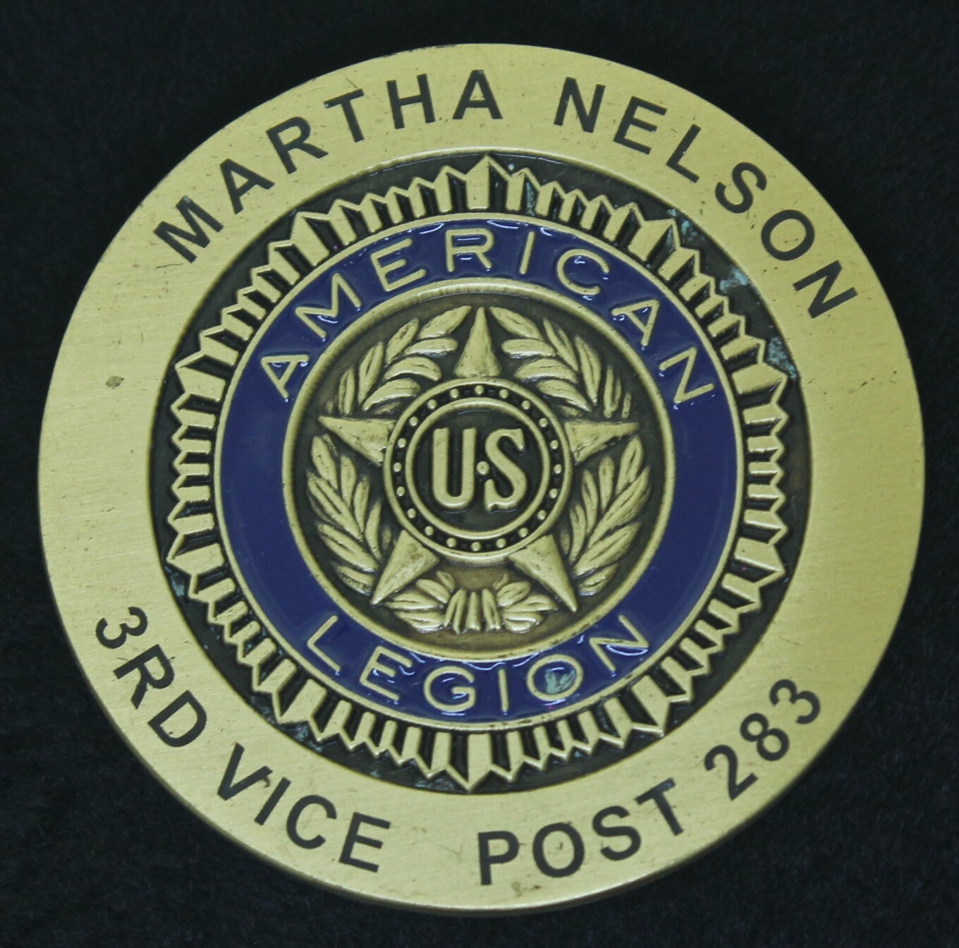 American Legion 3rd Vice Post 283 Challenge Coin CC-16