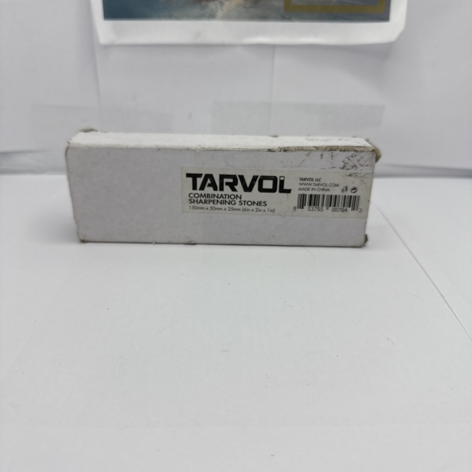 Tarvol 501057 Fine/Coarse Combination Sharpening Stone, Aluminum Oxide Gray, 6\