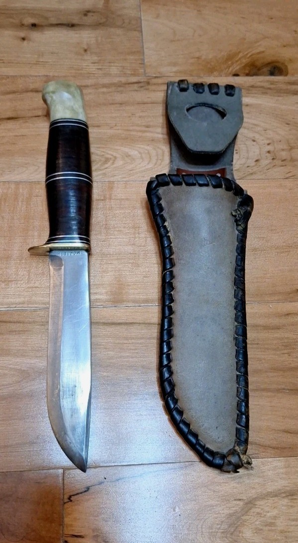 VINTAGE HARRY MORSETH BRUSLETTO GEILO MADE IN NORWAY KNIFE HUNTER BOWIE 5\ VINTAGE HARRY MORSETH BRUSLETTO GEILO MADE IN NORWAY KNIFE HUNTER BOWIE 5\