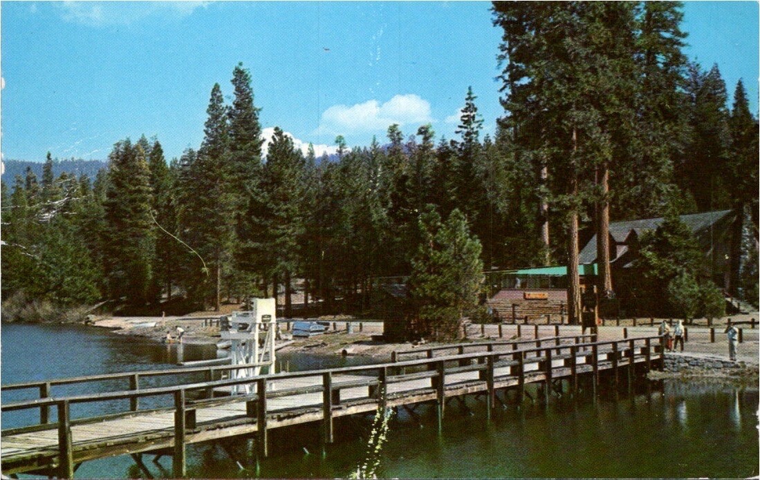 Hume Lake California  1960s Lifeguard Chair Beach Dock a/t