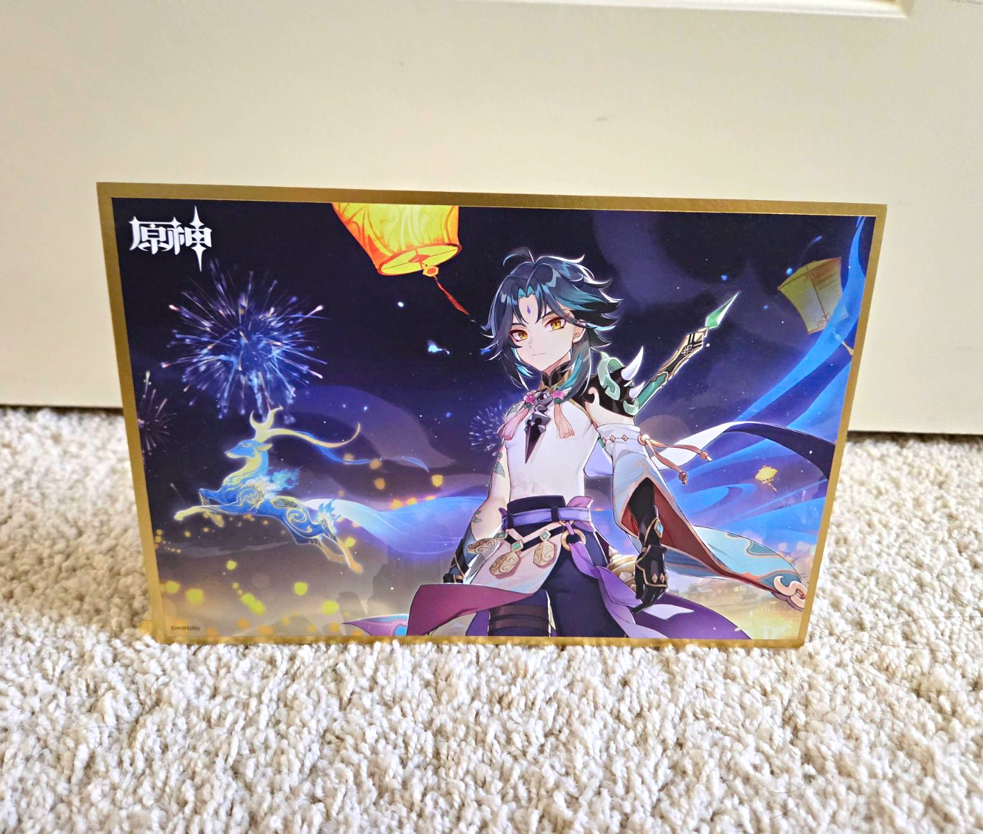 miHoYo Genshin Impact Xiao Official Shikishi Board
