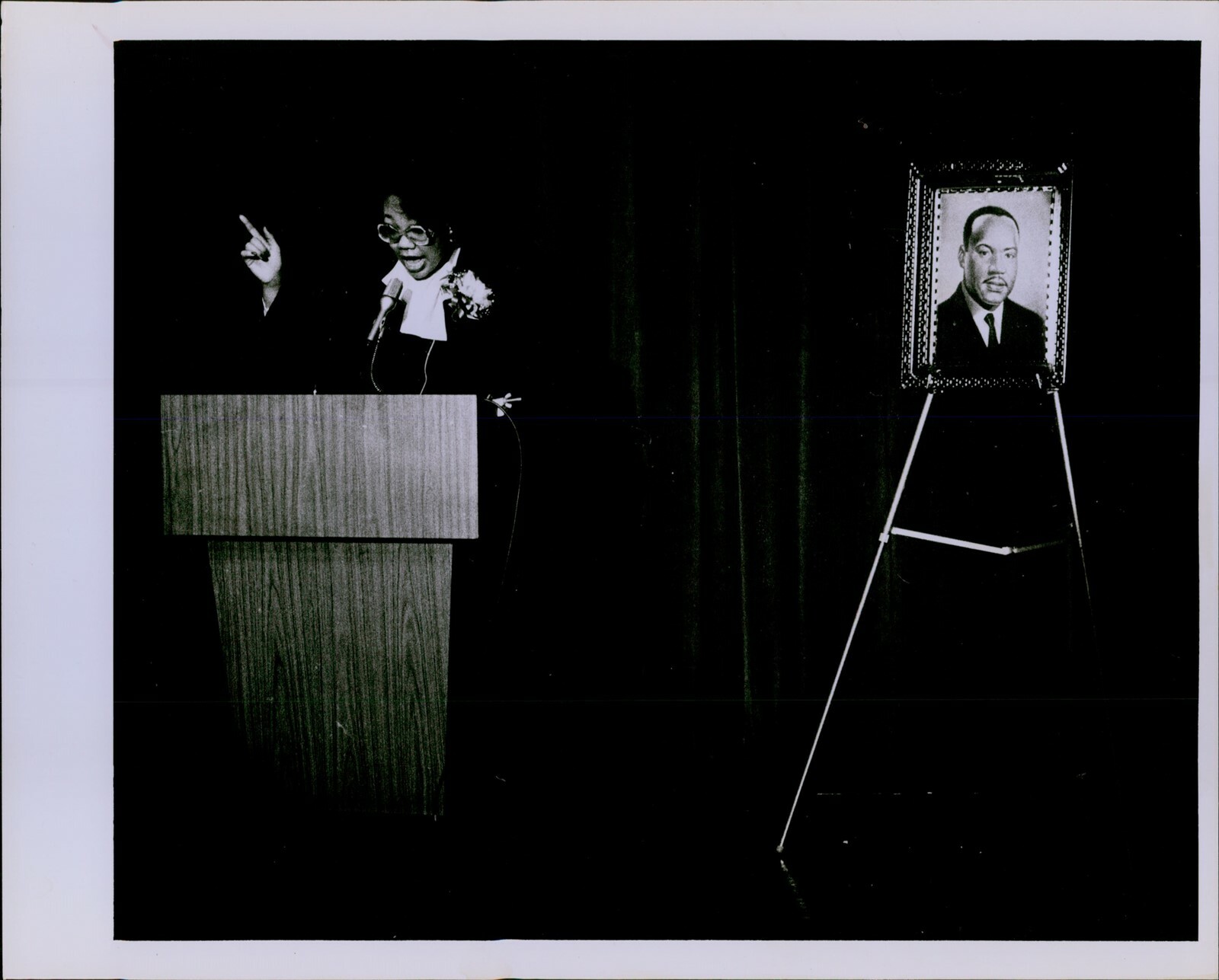 LG823 Original Guzy Photo YOLANDA KING Mississippi Delta Community College MLK