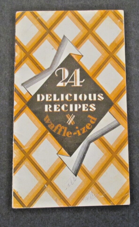 VTG Westinghouse Electric Waffle Iron 24 Delicious Recipes Booklet Ad Ephemera