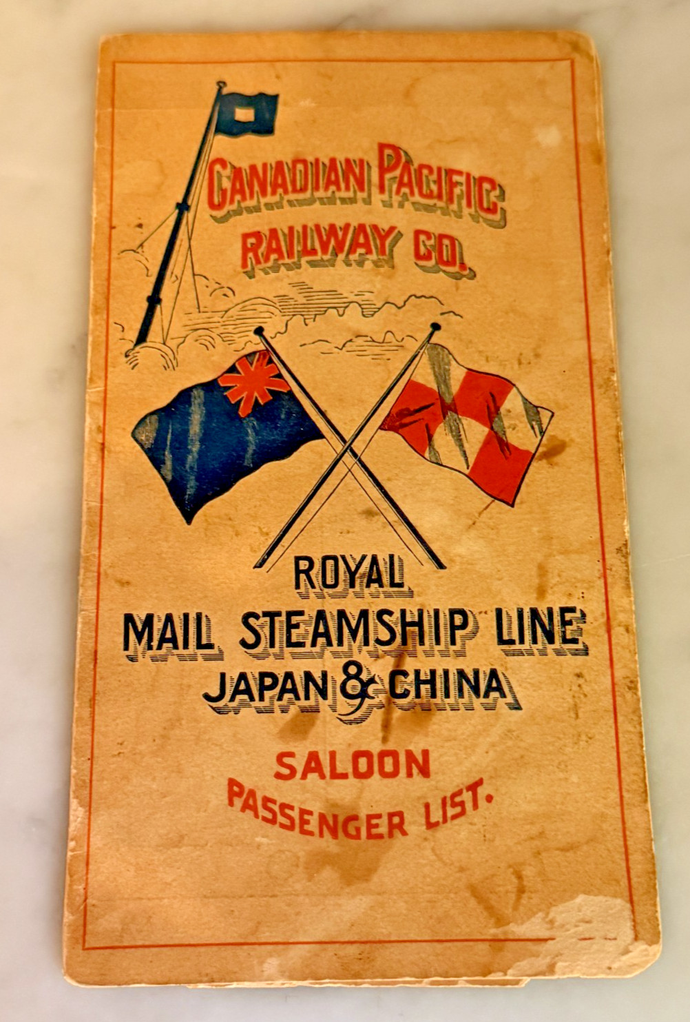 1904 Empress of Japan Passenger List Voyage 67 Yokohama Vancouver CPR de Lucy