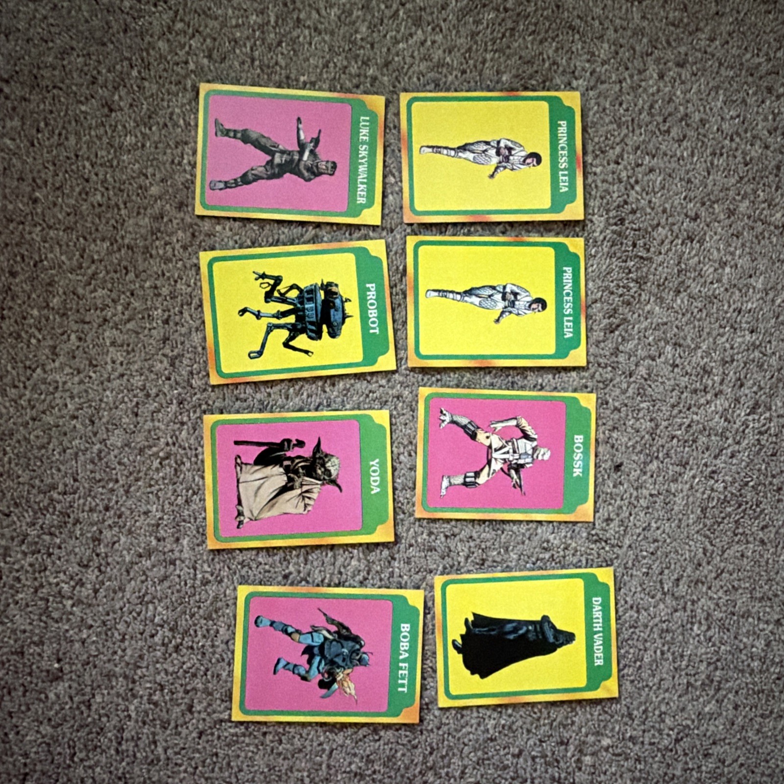 8 1980 Topps Empire Strikes Back Series 3 Card Lot Good Condition 