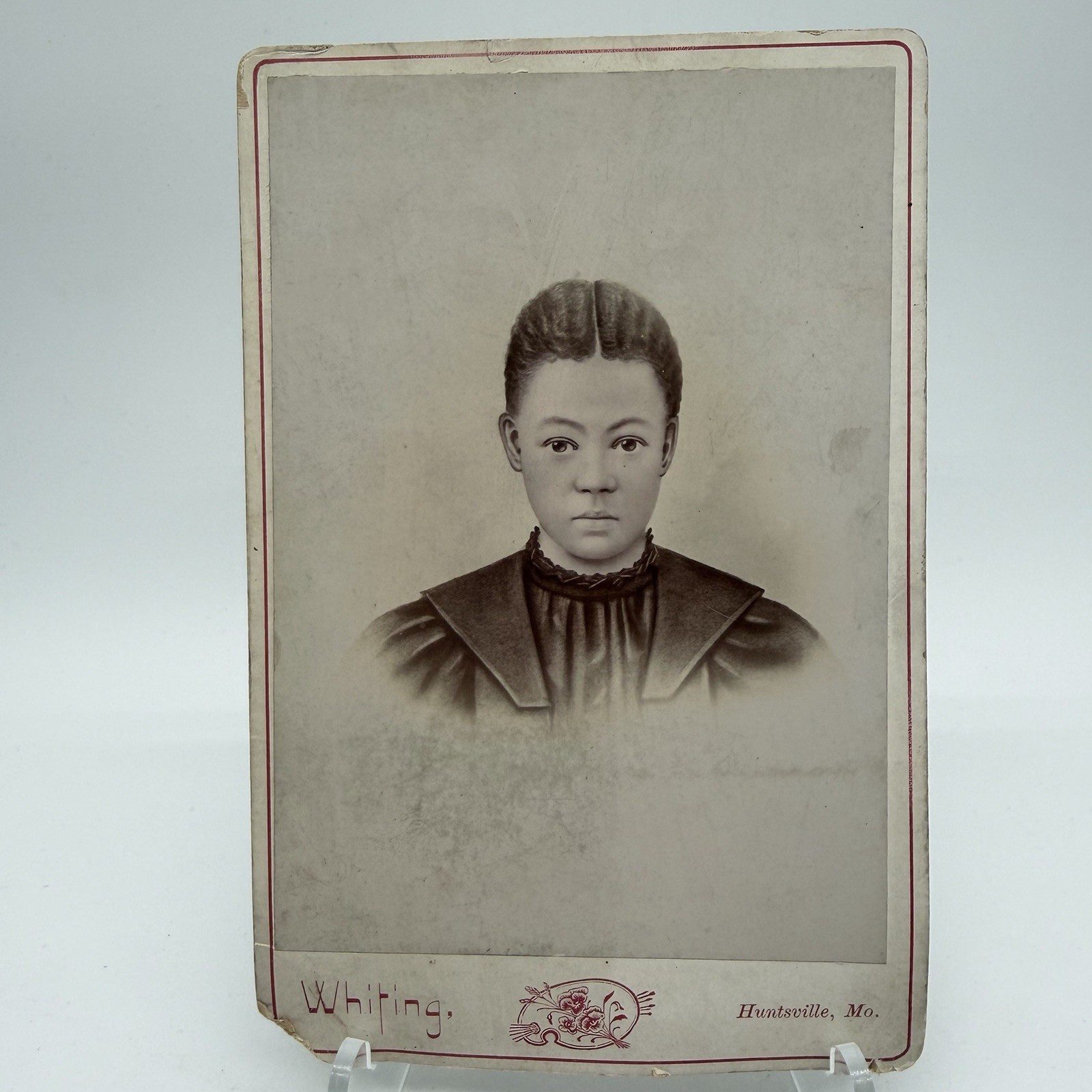 1880’s 90’s  Beautiful Young African American Woman Whiting Huntsville MO