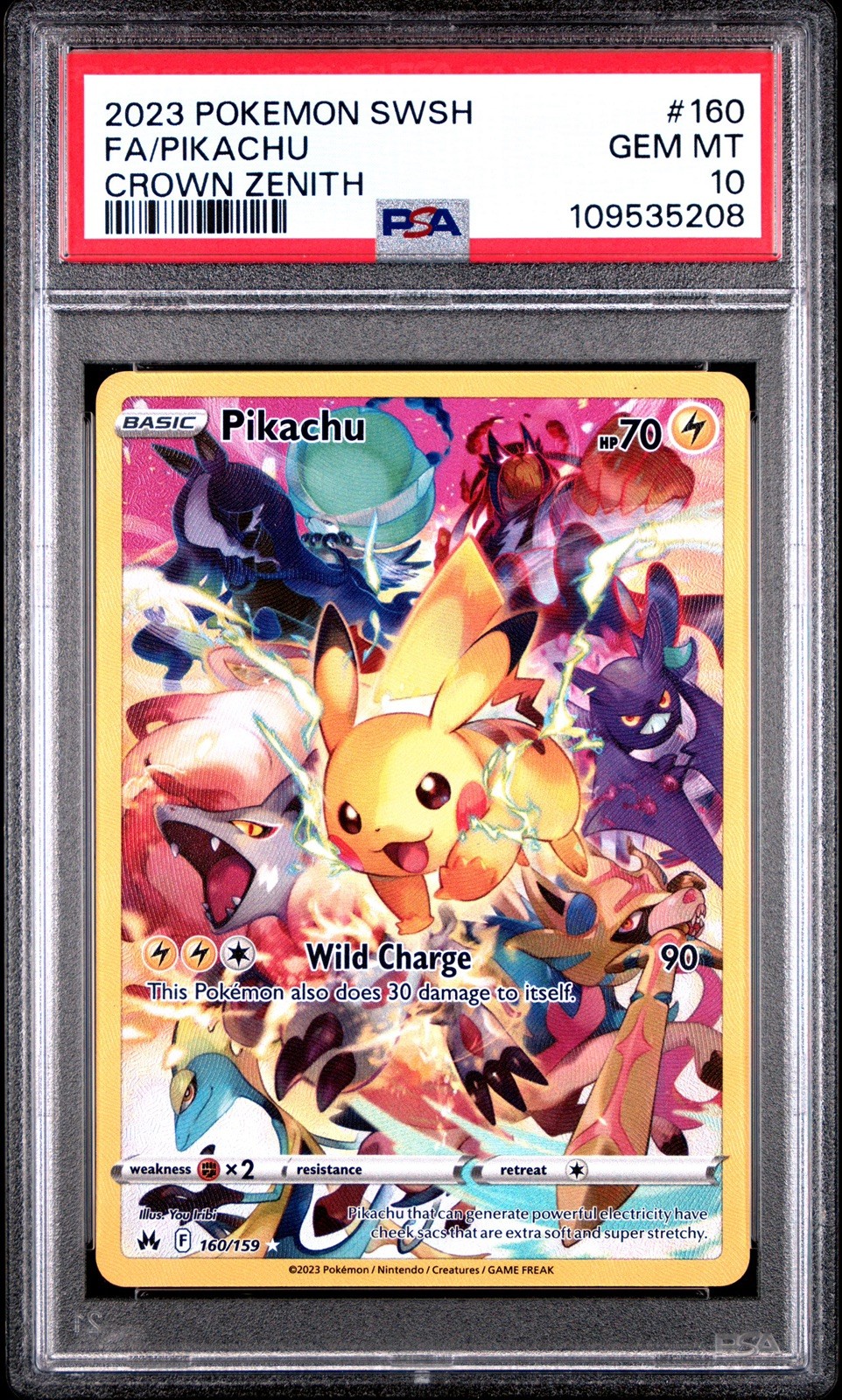 PSA 10 Pikachu 160/159 Crown Zenith Secret Rare - Pokémon