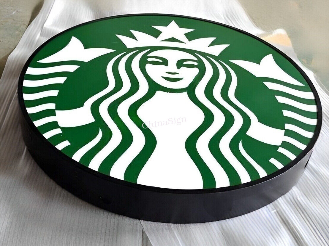New Style Starbucks スターバックス Starbuck Coffee Cave LIGHT BOX SIGN Fast 
